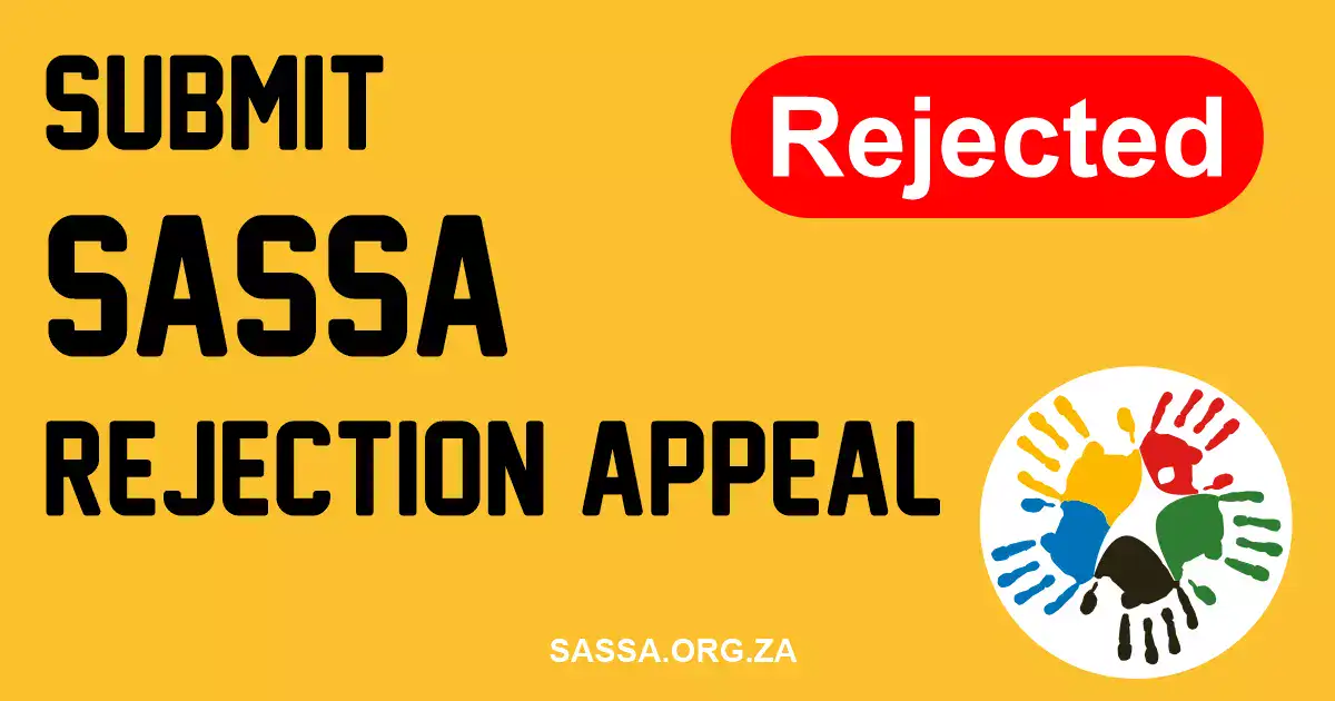 SASSA Appeal After Application Rejection