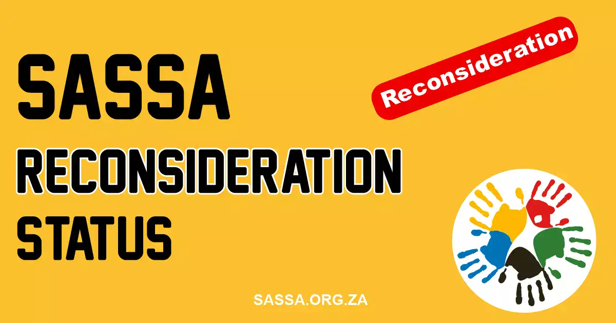 SASSA Status Reconsideration